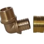 Cotovelo Macho Pex 16 mm x 1/2 Polegada Emmeti