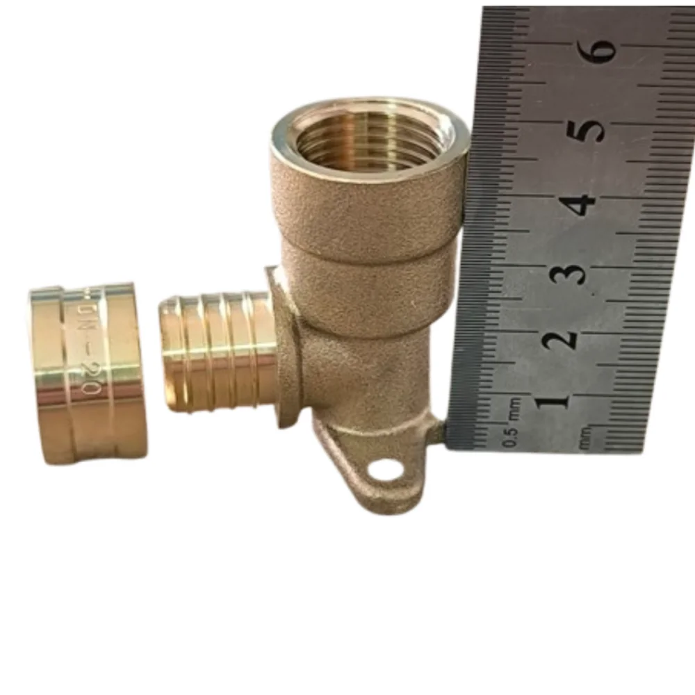 Cotovelo Pex Água com Base Fixa e Corpo Largo 20mm x 3/4" Astra - Imagem 5