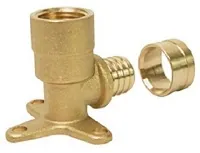 Cotovelo Pex Água com Base Fixa e Corpo Largo 20mm x 3/4" Astra - Imagem 4