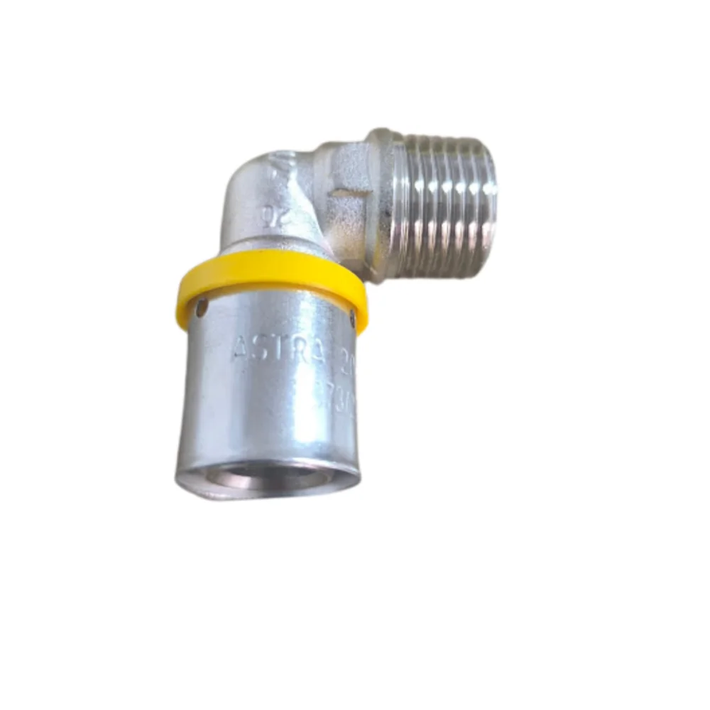 Cotovelo Pex Gás com Rosca Macho 1/2" x 20mm Astra - Imagem 5