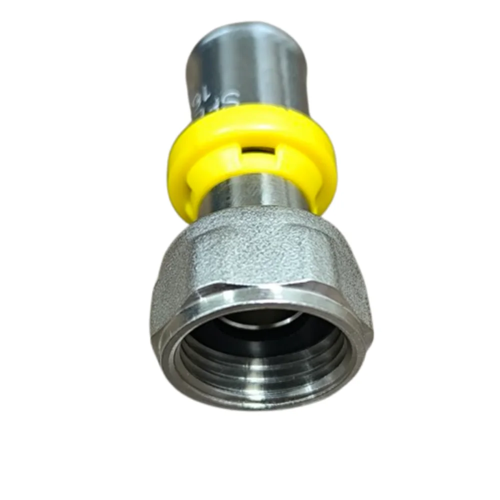 Conector Fêmea Móvel para Gás 20 mm x 1/2 Polegada Prensar Sfera - Imagem 4